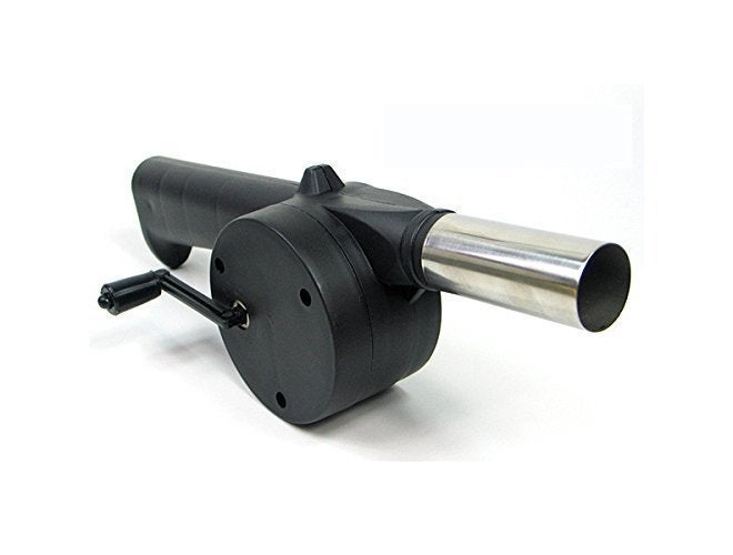 Marrone BBQ Fan Air Blower for Outdoor Camping Picnic Charcoal Grill Barbecue Fire Bellows for Outdoor Camping Charcoal Barbecue Cooking Grill Tool (Lightweight) - Image 1