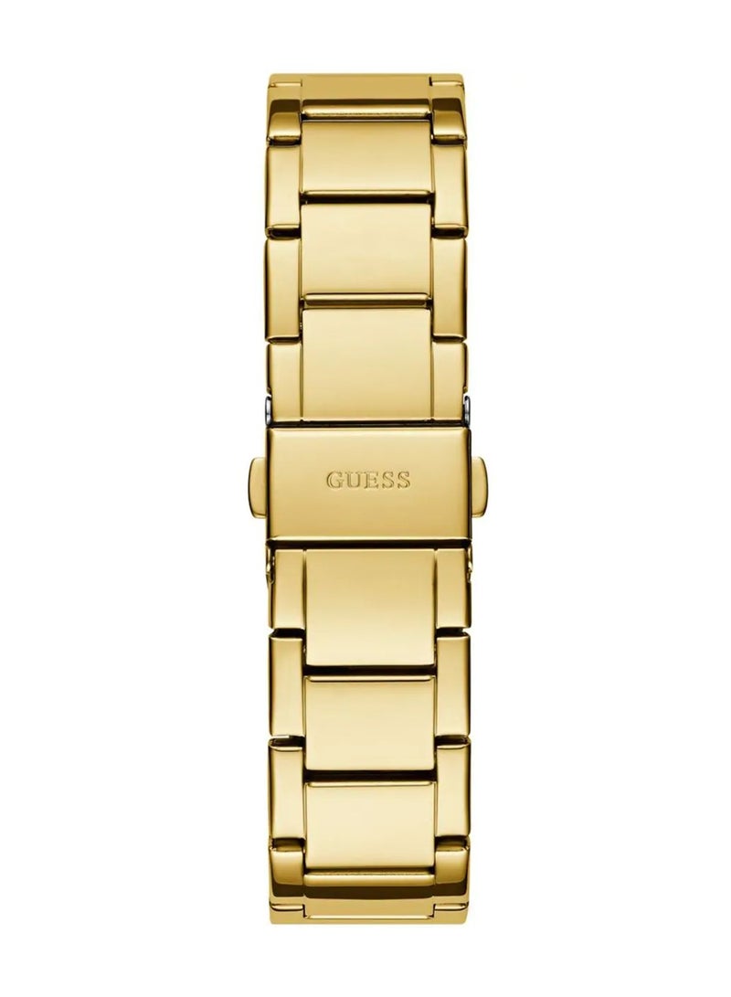 GUESS Petal Women’s Analog Quartz Gold Stainless Steel Watch GW0747L2 - 36mm - Image 4