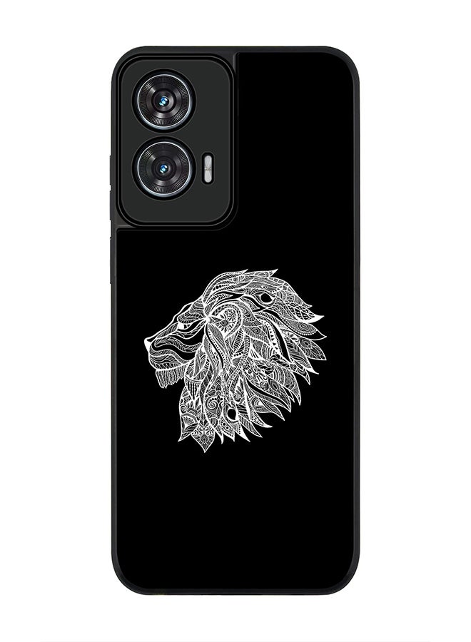 Stylizedd For Motorola Edge 50 Fusion 5G Case,Slim fit Camera Protection, Shockproof Thin Phone cover  - Lion Abstract - Image 1