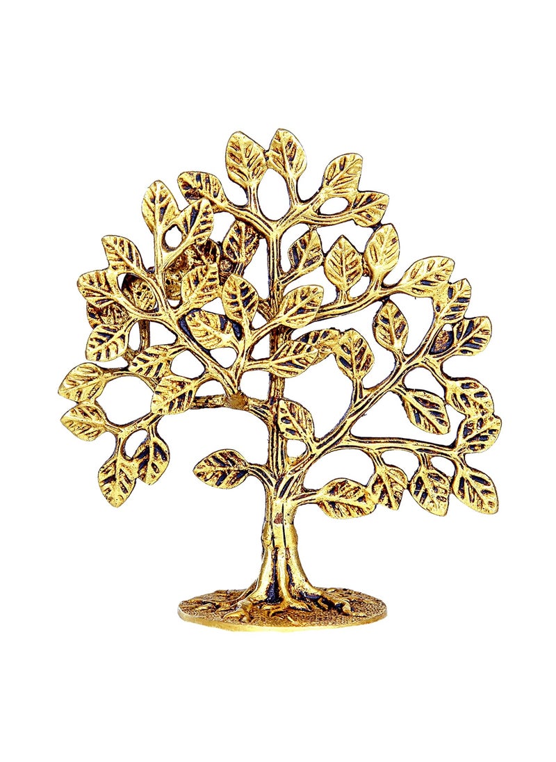 anciently Anciently Karpaga Viruksham Tree | Kalpavriksha Tree | Kalpa Vruksha Tree Brass, 15cm Height, Gold Colour - (1 Piece)  - Image 5