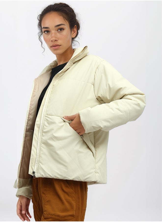RAVIN Feminine Winter Long Sleeve Bomber Jacket  - Image 2