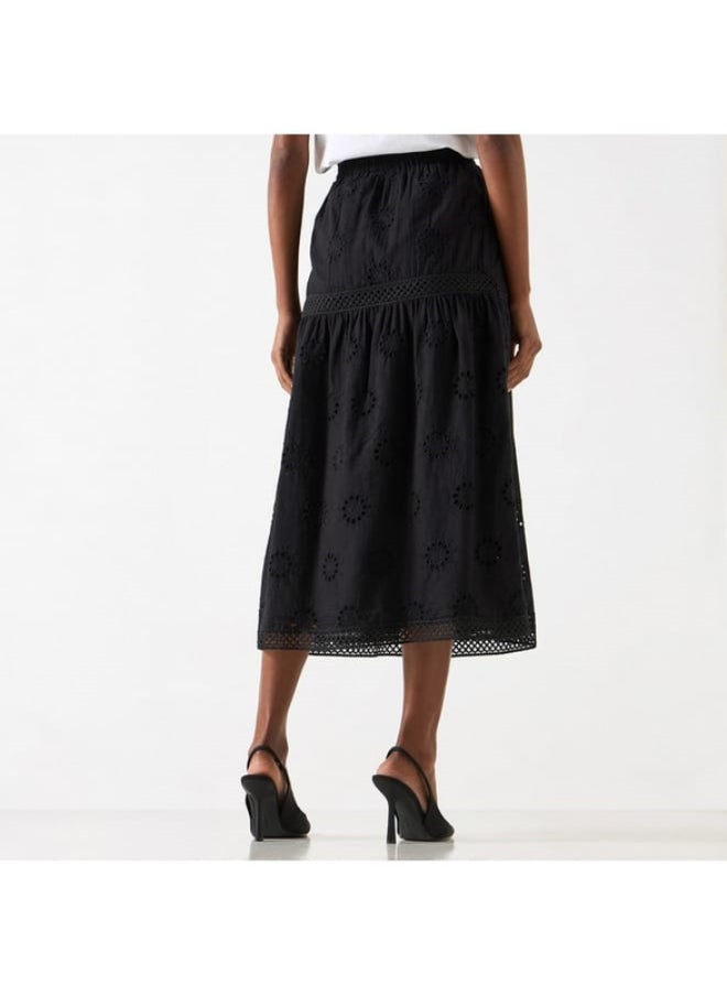 2xtremz Schiffli Textured A-line Midi Skirt with Elasticated Waistband - pzsku/Z9283FE83D959B8BDD0F5Z/45/_/1729773084/2376c8d6-c3a4-45b2-a311-fadbbc23a1f2