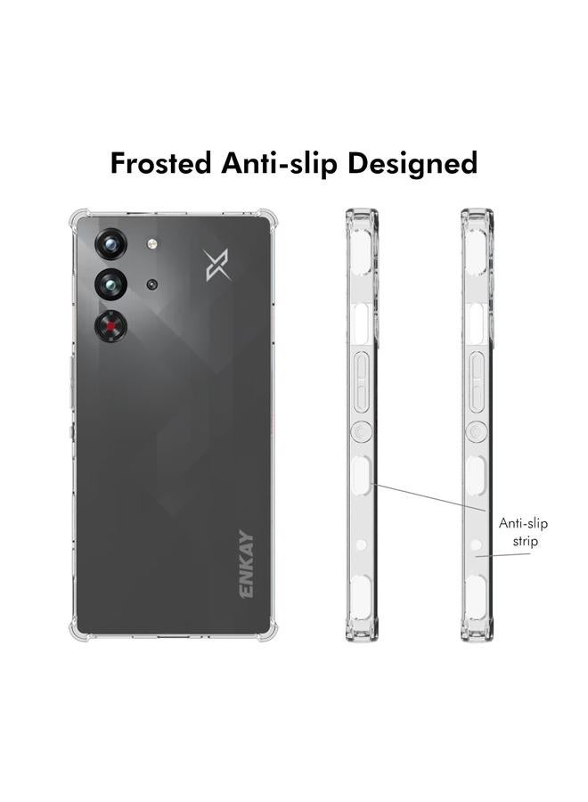 ENKAY Case For ZTE Nubia Red Magic 10 Pro Clear TPU Shockproof Anti-slip Phone Case - Image 4