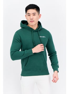 Champion Men Comfort Fit Long Sleeve Outdoor Sweatshirts, Green  - Image 1