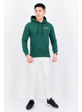 Champion Men Comfort Fit Long Sleeve Outdoor Sweatshirts, Green  - Image 4