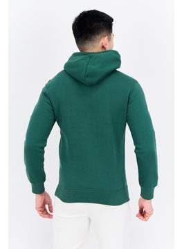 Champion Men Comfort Fit Long Sleeve Outdoor Sweatshirts, Green  - Image 3