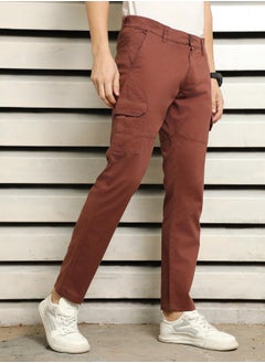 HIGH STAR Men Brown Trousers  - Image 4