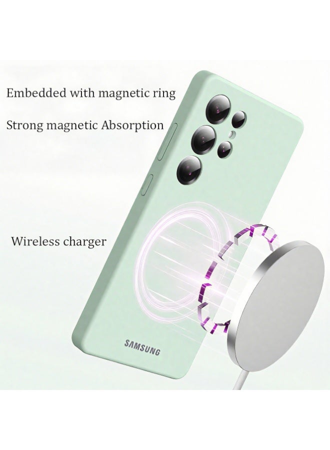 Galaxy S25 Ultra Silicone Case With Magsafe - Mint - Image 4
