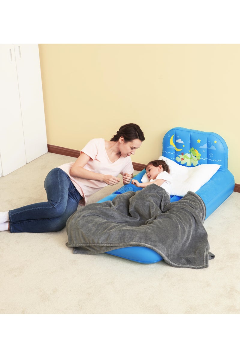 Bestway Bestway Airbed Fisher Price Dream - Blue 132x76x46cm | Kids Airbed | Air Mattress | Inflatable Mattress | Air Bed For Indoor and Outdoor Camping - Image 4