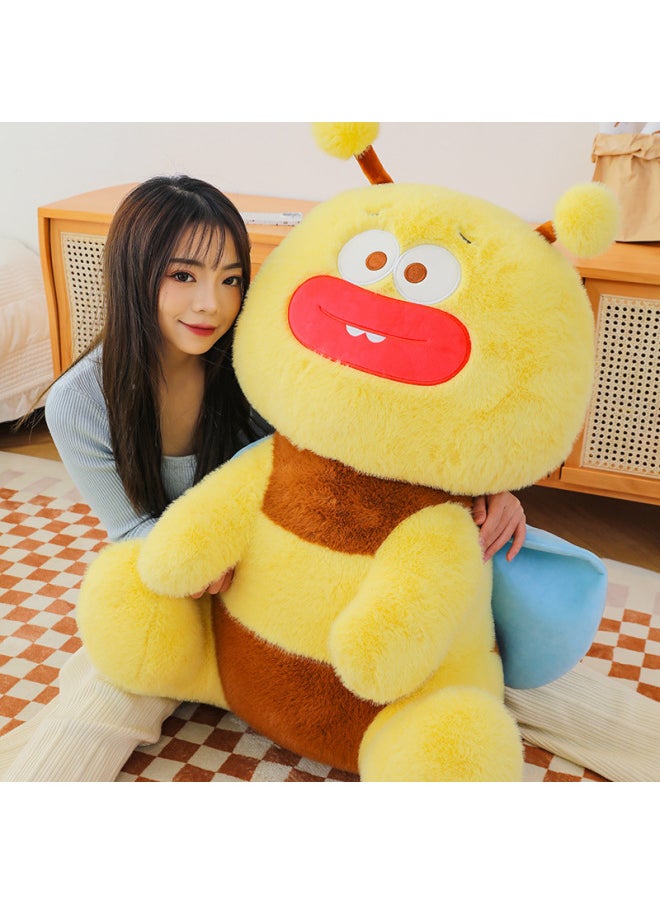 Generic - Bee Fun Mini Stuffed Doll Flower Pillow Little Bee Doll Gift Wholesale-Color:Sausage Mouth Bees-Height:90cm3.1kg - Image 1