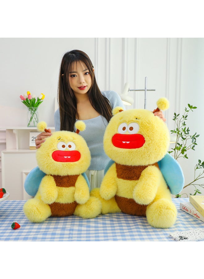 Generic - Bee Fun Mini Stuffed Doll Flower Pillow Little Bee Doll Gift Wholesale-Color:Sausage Mouth Bees-Height:90cm3.1kg - Image 1