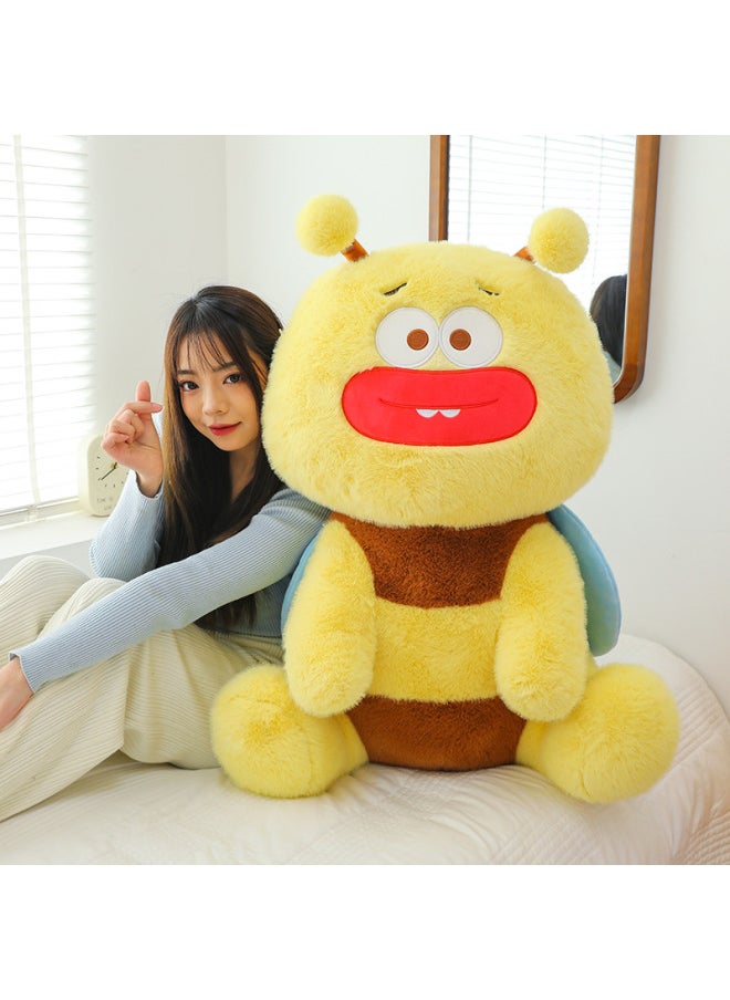 Generic - Bee Fun Mini Stuffed Doll Flower Pillow Little Bee Doll Gift Wholesale-Color:Sausage Mouth Bees-Height:90cm3.1kg - Image 1