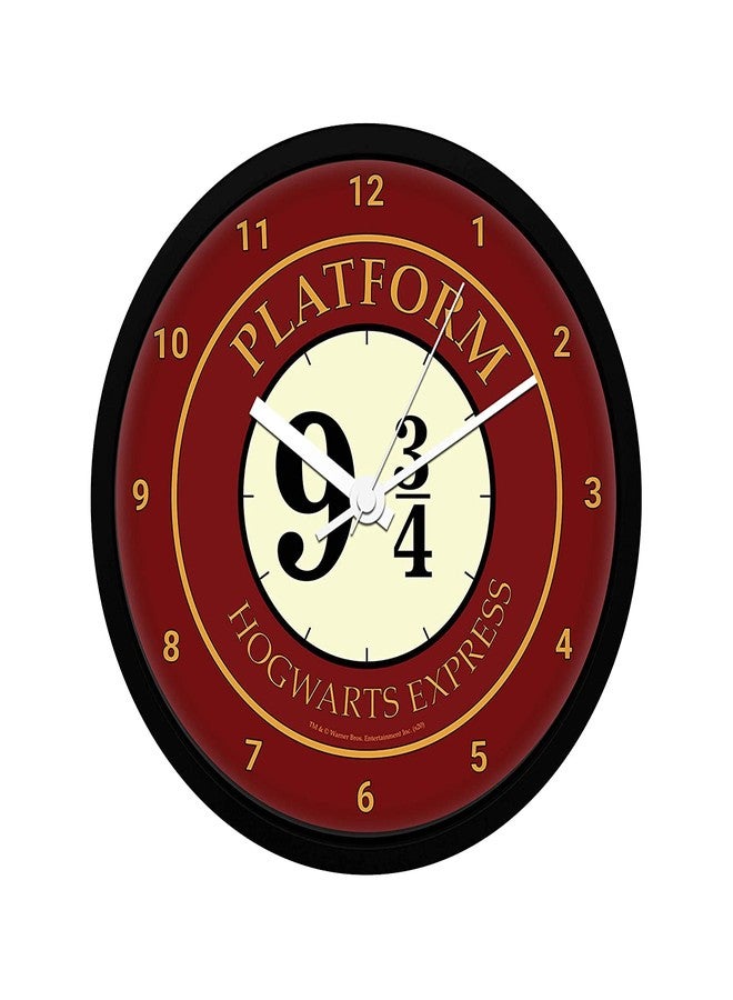 Epic Stuff - Harry Potter Decorative Hogwarts 9 3/4 Wall Clock (with Numbers) - Officially Licensed by Warner Bros, USA, (ESHPWCLOCK008) - Image 1