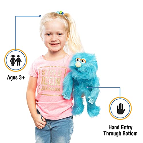 Silly Puppets 14 Blue Monster Hand Puppet - Image 5