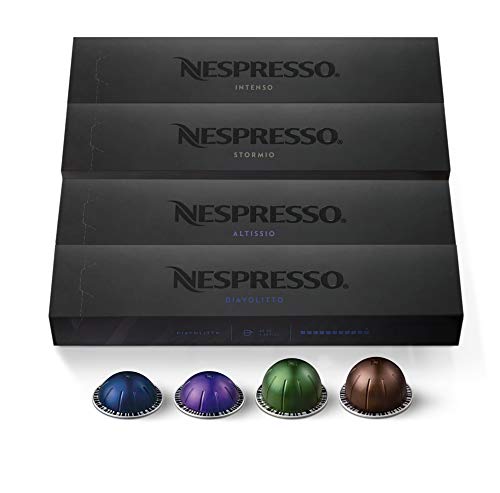 Nespresso Capsules Vertuo Dark Assortment Variety Pack Dark Roast Coffee  Espresso 40Count Coffee  Espresso Pods Brews 78 oz and 135oz - Image 1