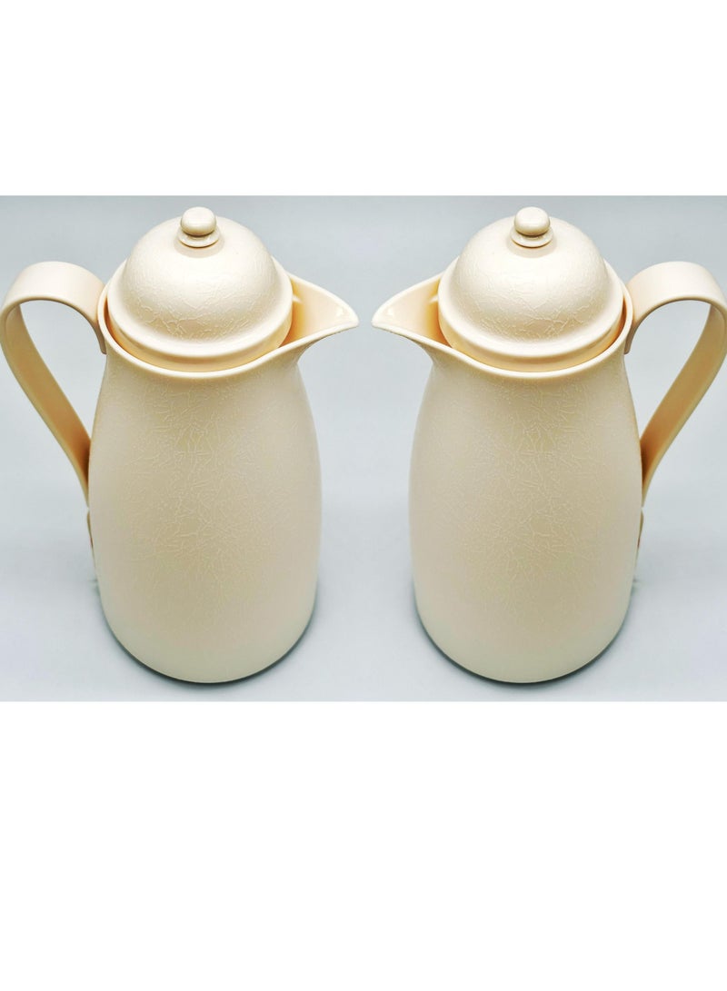 2 Pcs Thermos Set For Coffee And Tea 1 Liter  - Image 2