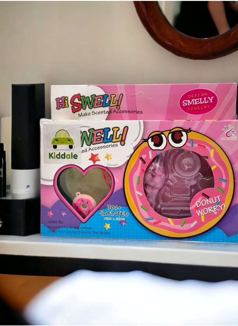 Kiddale - Jewelry Set For Girls 5 to 8 years Hi Swell Make Scented DIY KIT Accessories - Image 1