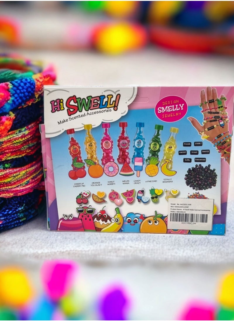 Kiddale - Jewelry Set For Girls 5 to 8 years Hi Swell Make Scented DIY KIT Accessories - Image 1