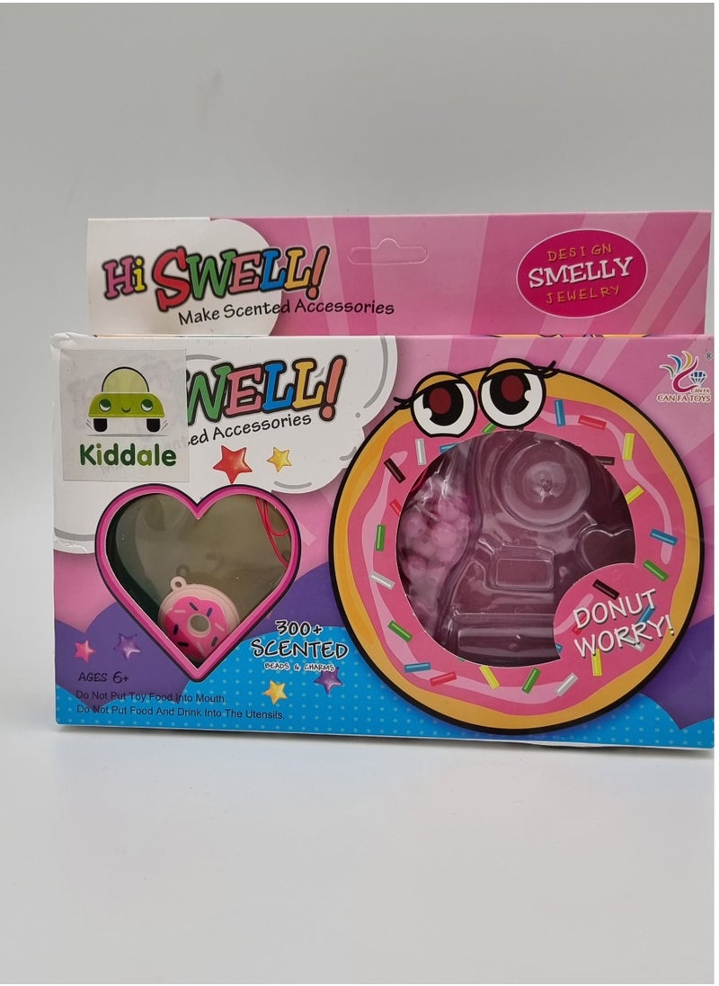 Kiddale - Jewelry Set For Girls 5 to 8 years Hi Swell Make Scented DIY KIT Accessories - Image 1