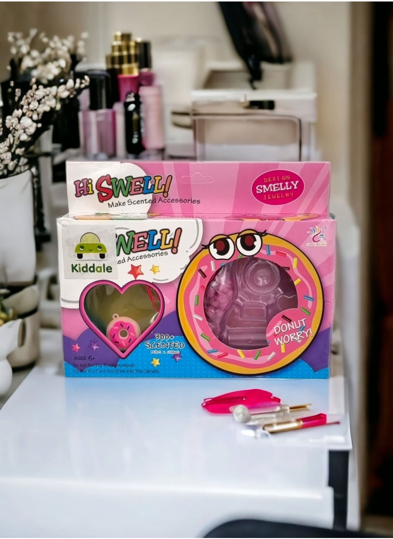 Kiddale - Jewelry Set For Girls 5 to 8 years Hi Swell Make Scented DIY KIT Accessories - Image 1
