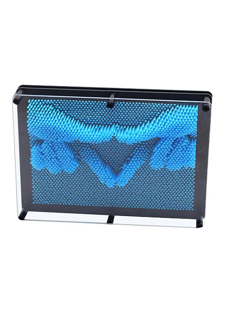 عام تمثال إبر ثلاثي الأبعاد، لوحة فن الإبر ثلاثية الأبعاد، لعبة شكل اليد بارز بالإبر، فن الإبر الكلاسيكي، لعبة كبيرة للأطفال والكبار - باللون الأزرق الفاتح - Image 1