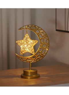 Ramadan Eid Decoration LED Decorative Light Moon Star Table Lamp, Battery Operated Crescent Moon Desk Lamp, Night Light Mood Light for Home Decor Bedroom Bedside Table Dining Living Room Office - pzsku/Z9284F9AACFE43D581DD1Z/45/_/1729070920/54902f38-3679-428b-b559-6c910933a538