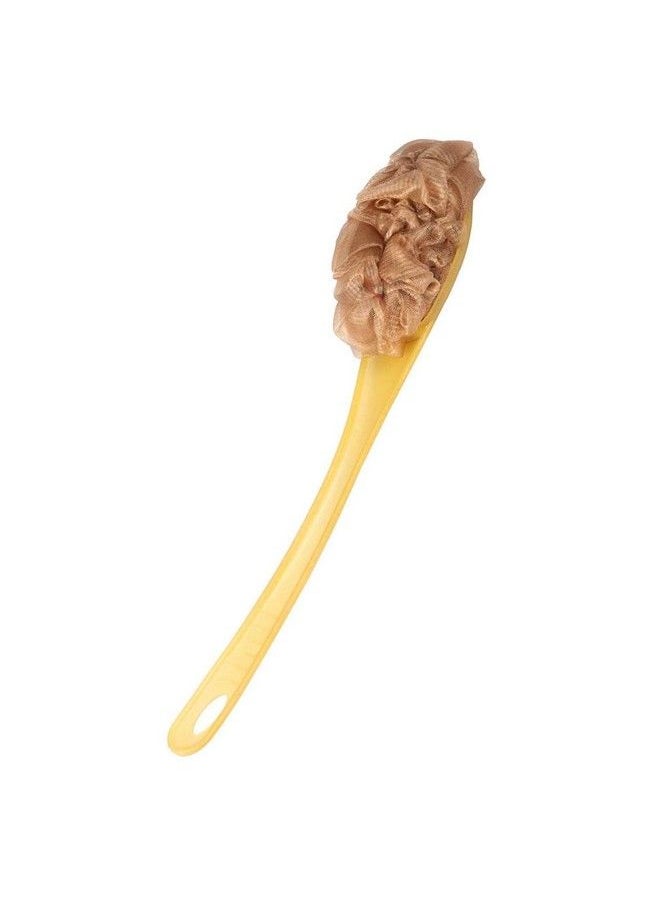 Zureni Bath Sponge & Brush With Long Handled Exfoliating Bath & Shower Loofah Body Back Brush Scrubber Soft Shower  - Image 2