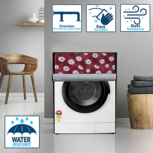 Wings Star Front Load Washing Machine Cover for LG 7 Kg & 7.5Kg (60cmsX53cmsX86cms) | Waterproof & Dust-Proof Front Load Washing Machine Cover For LG | Washing Machin Cover, KUM08 - Image 2