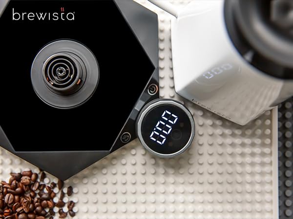 Brewista X Series Electric Gooseneck Kettle, Stainless Steel Water Boiler, Precise Digital Temperature Control, Fast Boiling, Keep Warm, Auto Shut-Off for Pour-Over Coffee & Tea, Home, 0.8L, Black - Image 5