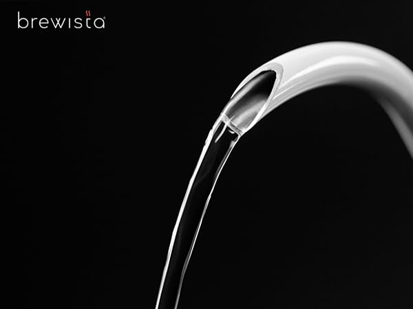 Brewista X Series Electric Gooseneck Kettle, Stainless Steel Water Boiler, Precise Digital Temperature Control, Fast Boiling, Keep Warm, Auto Shut-Off for Pour-Over Coffee & Tea, Home, 0.8L, Black - Image 3