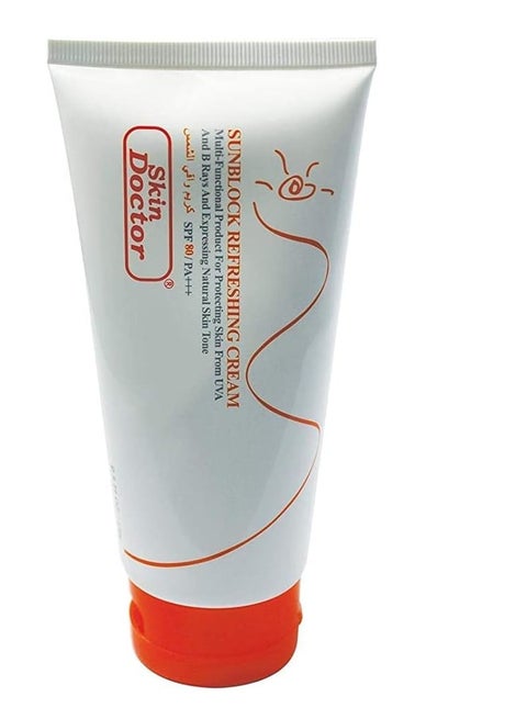 SKIN DOCTOR SUNBLOCK REFRESHING SPF 80 CREAM - 150G