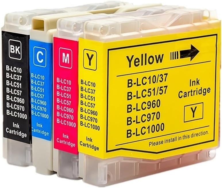 Compatible Ink Cartridge LC10 LC37 LC51 LC57 LC960 LC970 LC1000 for DCP 130C DCP 135C MFC 235C MFC 240C Printers - Image 5