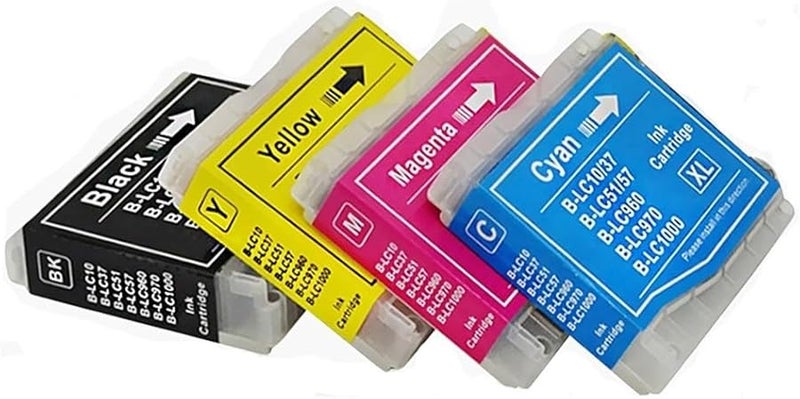 Compatible Ink Cartridge LC10 LC37 LC51 LC57 LC960 LC970 LC1000 for DCP 130C DCP 135C MFC 235C MFC 240C Printers - Image 3