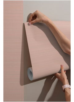 Pink Paint Color Fabric Wallpaper Covers An Area ​​Up To 4.2Mx3M With Adhesive  And Smoothing Tool - pzsku/Z92857800FDB46DFEFE75Z/45/_/1730909924/9993edd4-b848-4f70-8822-16c8c1d8a860