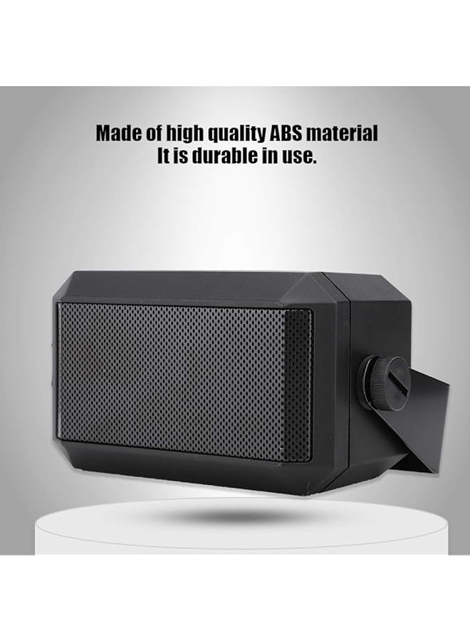 Generic 01 Car Speaker, Loud Sound Speakers, Portable Black For Car Radio Music Play  - Image 4