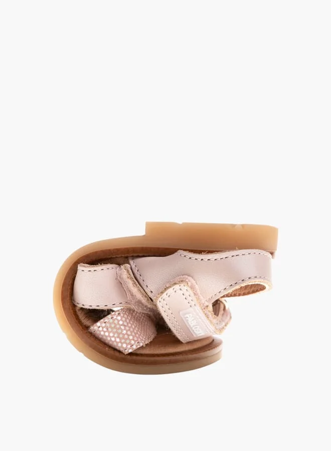 Pablosky Girls Strap Sandals With Hook And Loop Closure