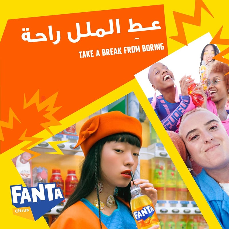 Fanta Citrus Carbonated Soft Drink - 6 Pack - Image 5