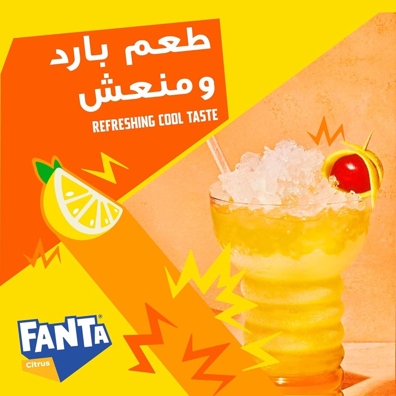 Fanta Citrus Carbonated Soft Drink - 6 Pack - Image 3