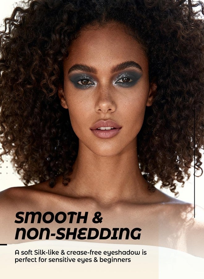 SUMEITANG Sultry Smoky Eyeshadow Palette- Jet Black Shimmer Eye Shadow Powder for a Dramatic Look | Buildable Pigment from Soft to Intense, All-Day Wear | Perfect for Stage, Halloween & Gothic Makeup - Image 2