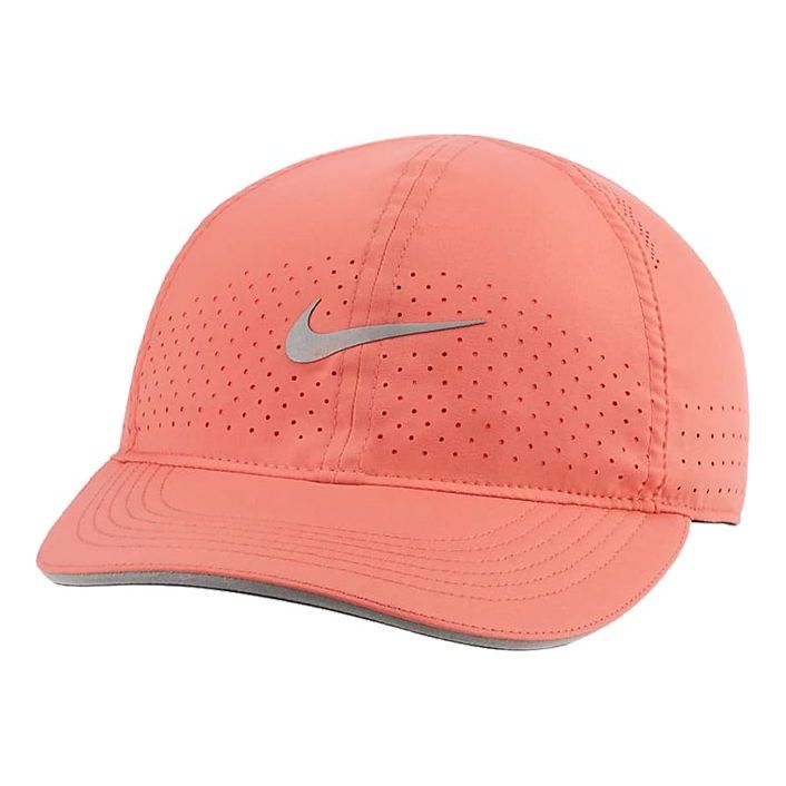 Nike (WMNS) Nike Featherlight Running Cap 'Orange Pink' - Image 1