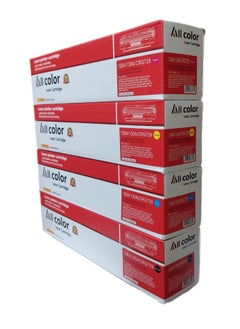 اول كلور خرطوشة حبر ليزر جيت متوافقة مع طابعة HP CP1025 1025 CP1025nw MFP M175 M275 لطابعة الليزر HP126A CE310A CE311A CE312A CE313A (4 ألوان)  - Image 3