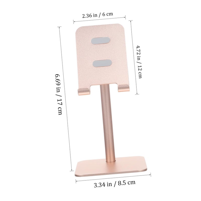 Adjustable Alloy Tablet Phone Stand Desktop Holder With Height Lift Stable Metal Bracket - Image 3