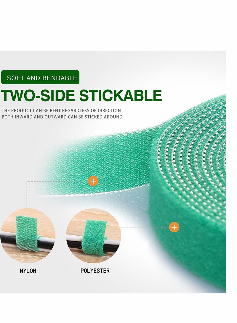 Y&D Plant Ties, Garden Tape, Tomato Vines Tree Fixed Rope Indoor Outdoor, 125 x 1.2cm, 1 roll, Green  - Image 5