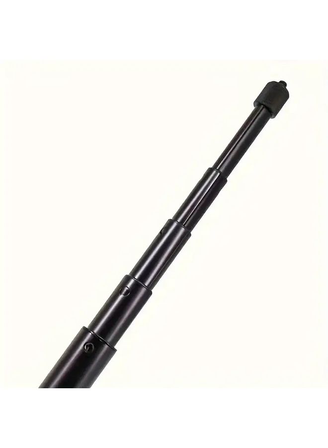 Black Bullet Time Extension Rod Panoramic Sports Camera Invisible Selfie Stick For Mobile Phone Photography - Image 4