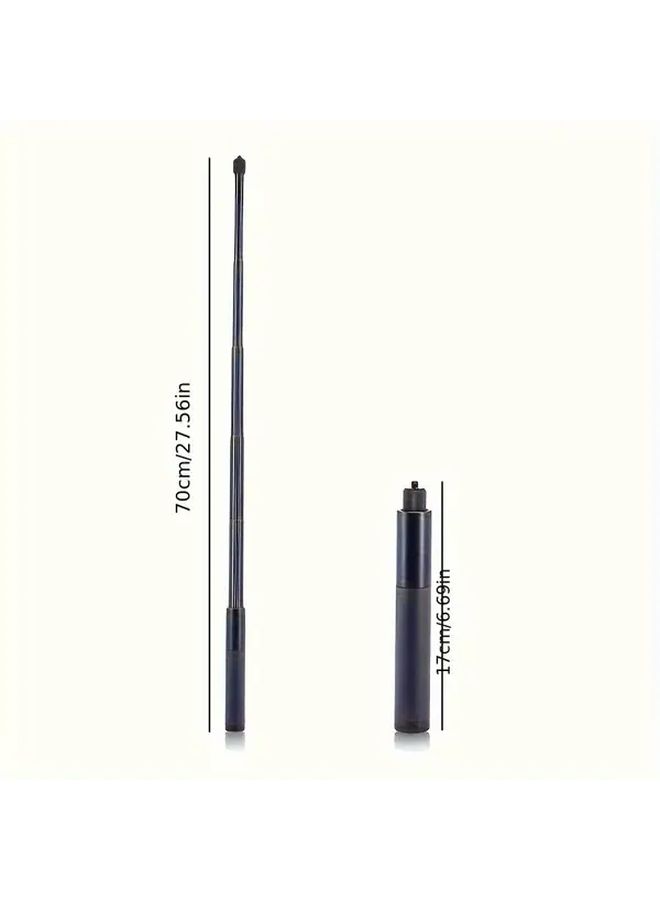 Black Bullet Time Extension Rod Panoramic Sports Camera Invisible Selfie Stick For Mobile Phone Photography - Image 2