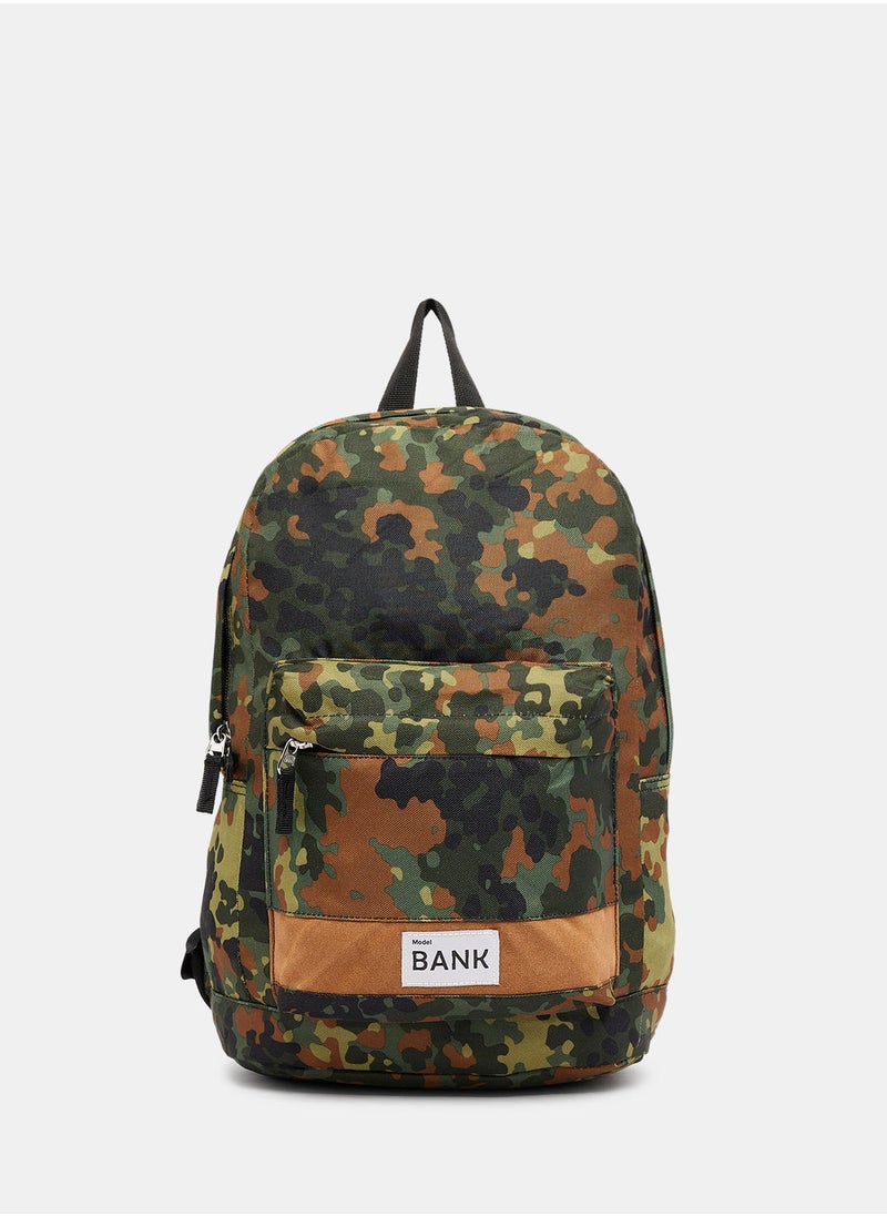 Bank - Unisex Camo Backpack - Image 1