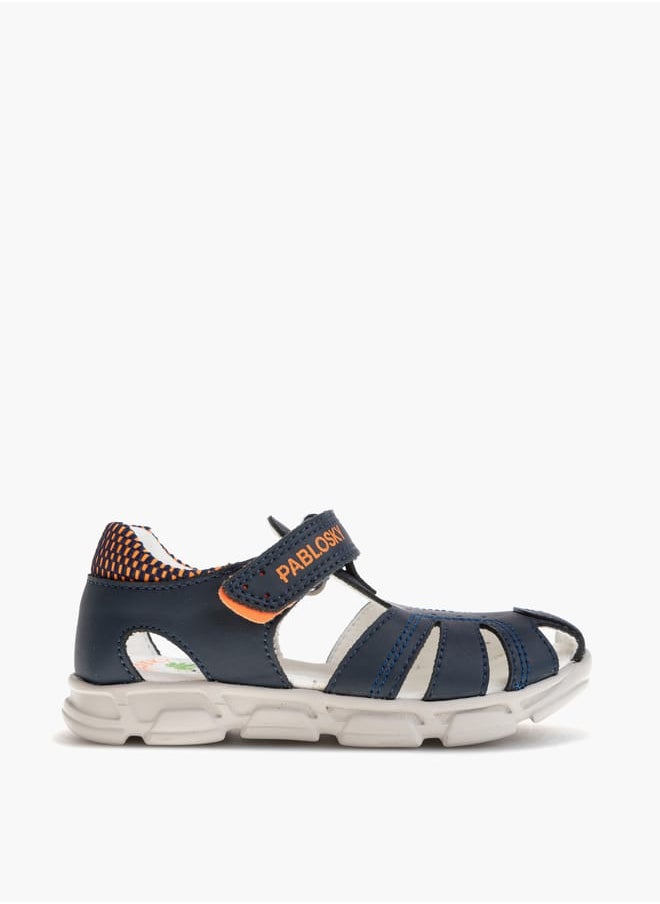 Pablosky Boys Strap Sandals With Hook And Loop Closure  - Image 1