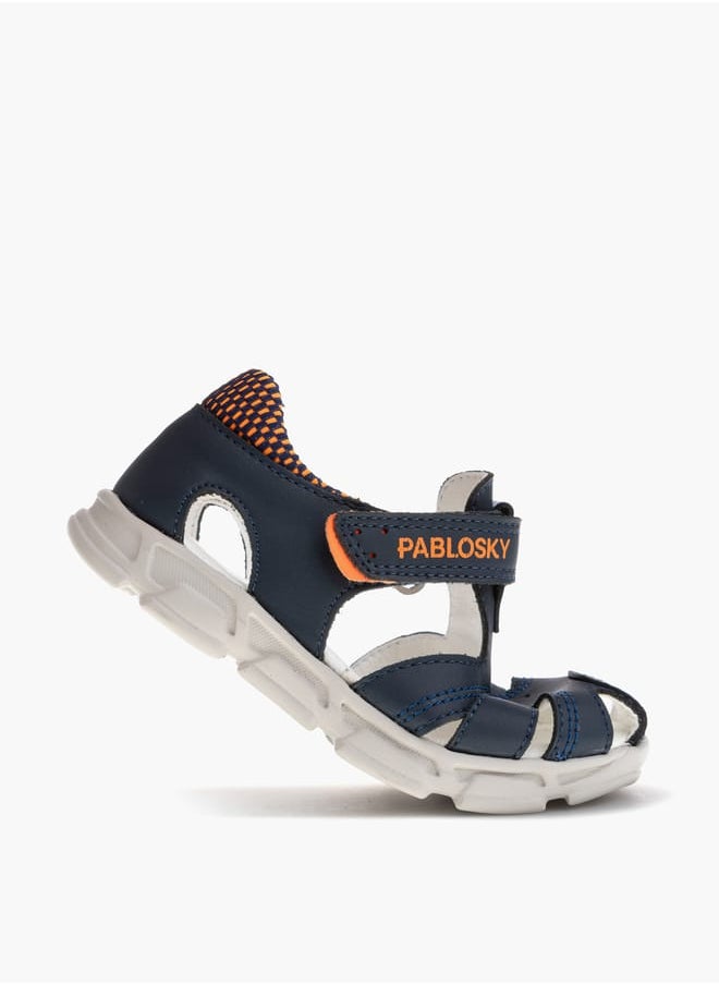 Pablosky Boys Strap Sandals With Hook And Loop Closure  - Image 5