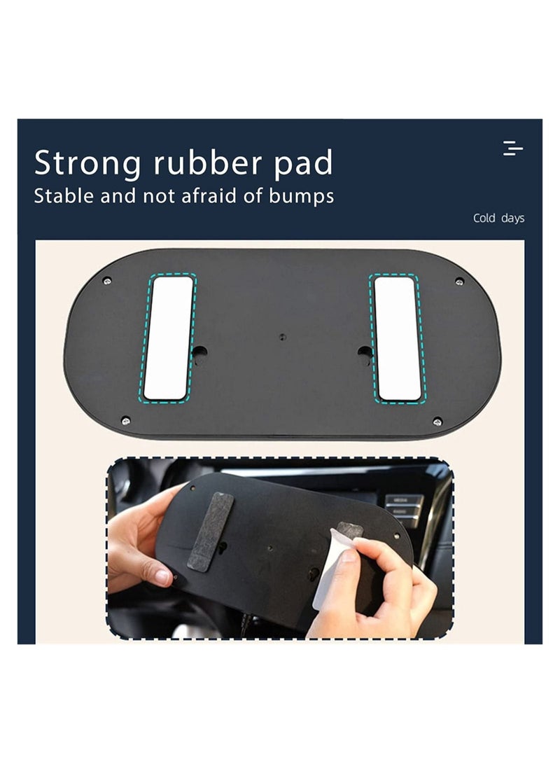 Loquat Dual-Head Car Fan, 360-Degree Rotatable 2-Speed Adjustable Fan Automobile Air Cooler, Supplies for Car/SUV/RV/Truck/Boat (12V, Yellow) - Image 5