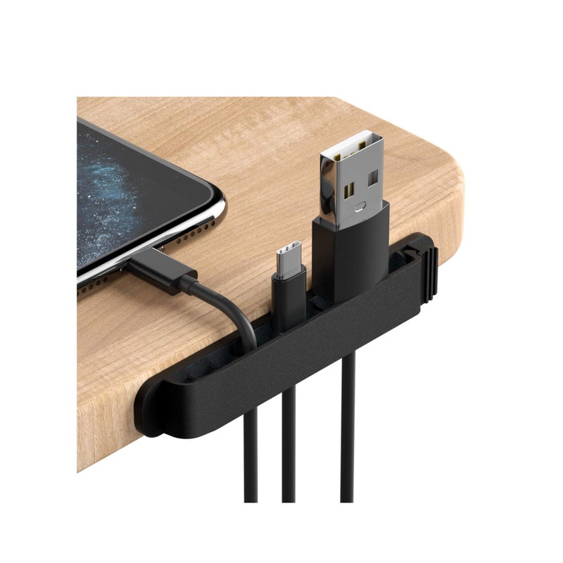 Zikra Cable Clips, 3 Pack Cord Organizer Charger Cable Management for Organizing Home Office Desk Phone Car Cable Wire, Self Adhesive Cord Holders - Image 1